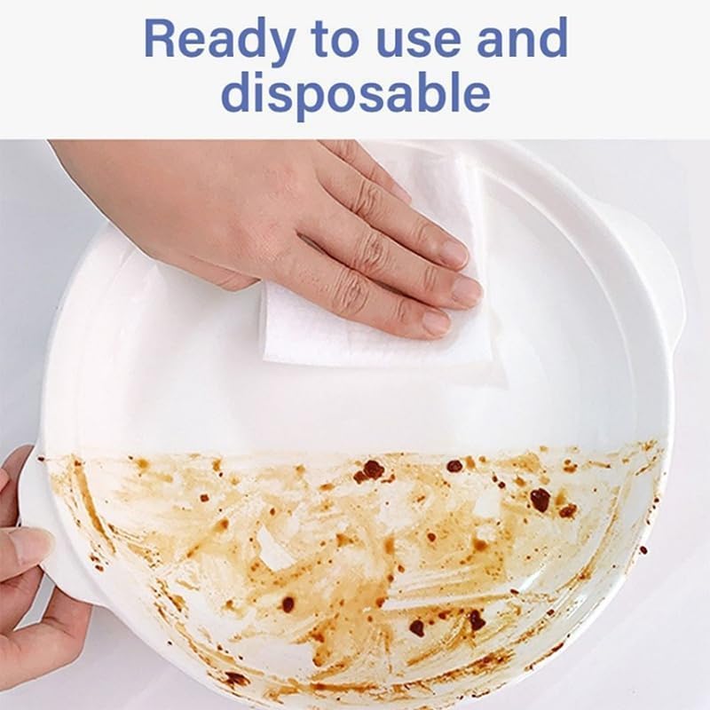 Disposable Kitchen Wet Wipes Household Cloth Towel For Removing Grease Stains And Cleaning Glass Table