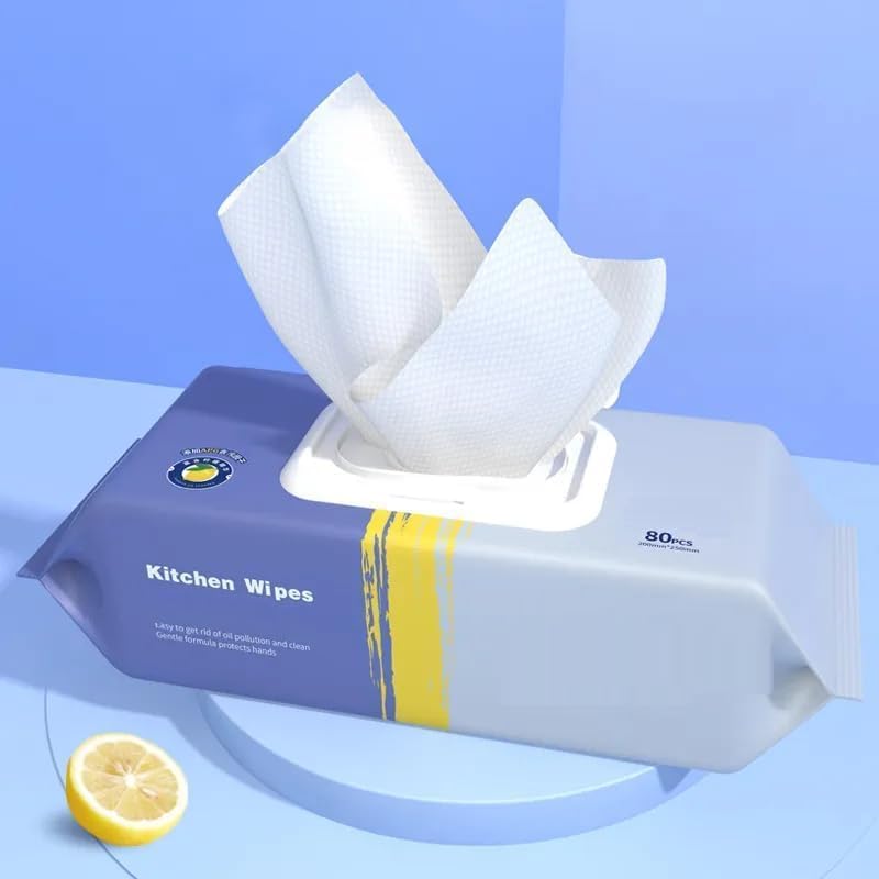 Disposable Kitchen Wet Wipes Household Cloth Towel For Removing Grease Stains And Cleaning Glass Table